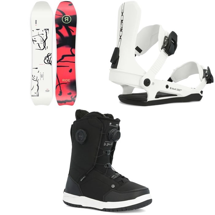 Ride - Psychocandy Snowboard + CL-6 Snowboard Bindings + Hera Snowboard Boots - Women's 2024