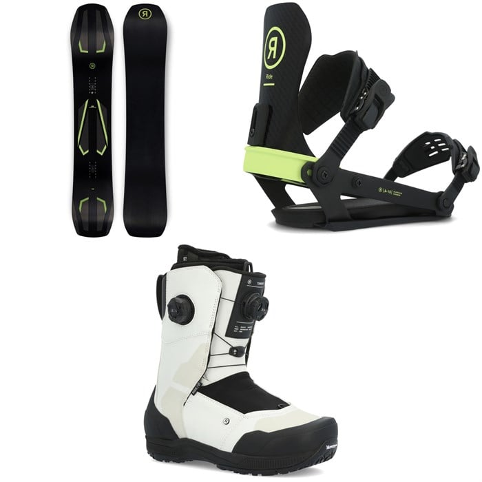 Ride - Ride Commissioner Snowboard + A-10 Snowboard Bindings + Torrent Snowboard Boots 2024
