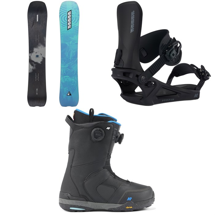 K2 - Alchemist Snowboard + Program Snowboard Bindings + Thraxis Snowboard Boots 2024