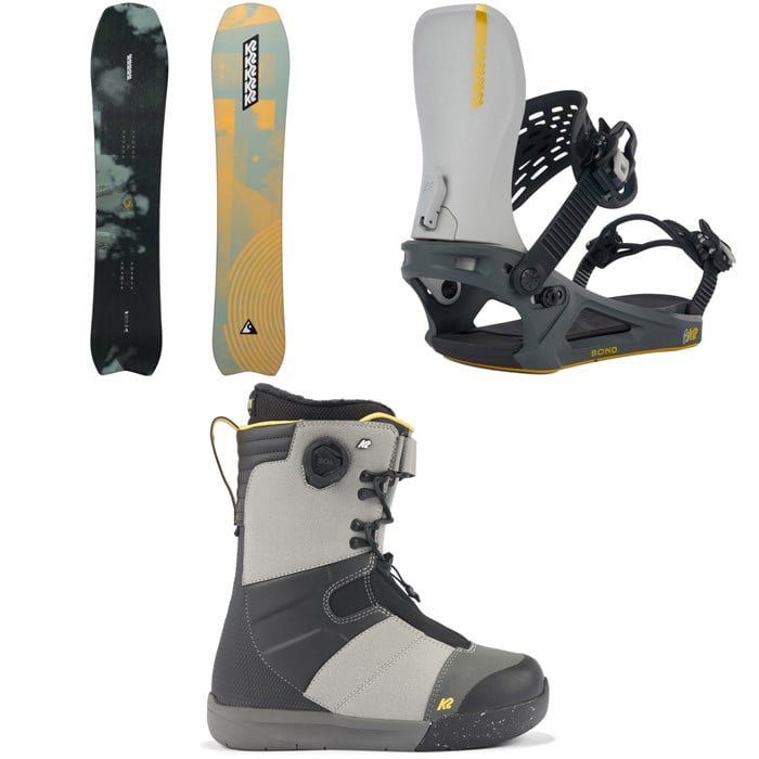 K2 - Excavator Snowboard + Bond Snowboard Bindings + Evasion Snowboard Boots 2024