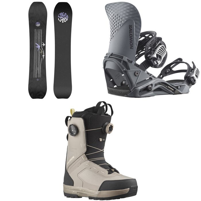 Salomon - Highpath Snowboard + Hologram Snowboard Bindings + Vista Dual Boa Snowboard Boots - Women's 2024