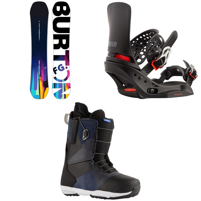 Burton - Feelgood Snowboard + Lexa X EST Snowboard Bindings + Supreme Snowboard Boots - Women's 2024