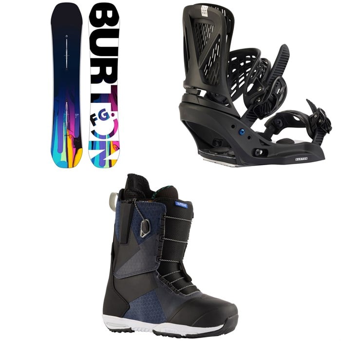 Burton - Feelgood Flying V Snowboard + Escapade EST Snowboard Bindings + Supreme Snowboard Boots - Women's 2024