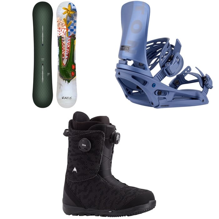 Burton - Burton Blossom Snowboard + Cartel EST Snowboard Bindings + Swath Boa Snowboard Boots 2024