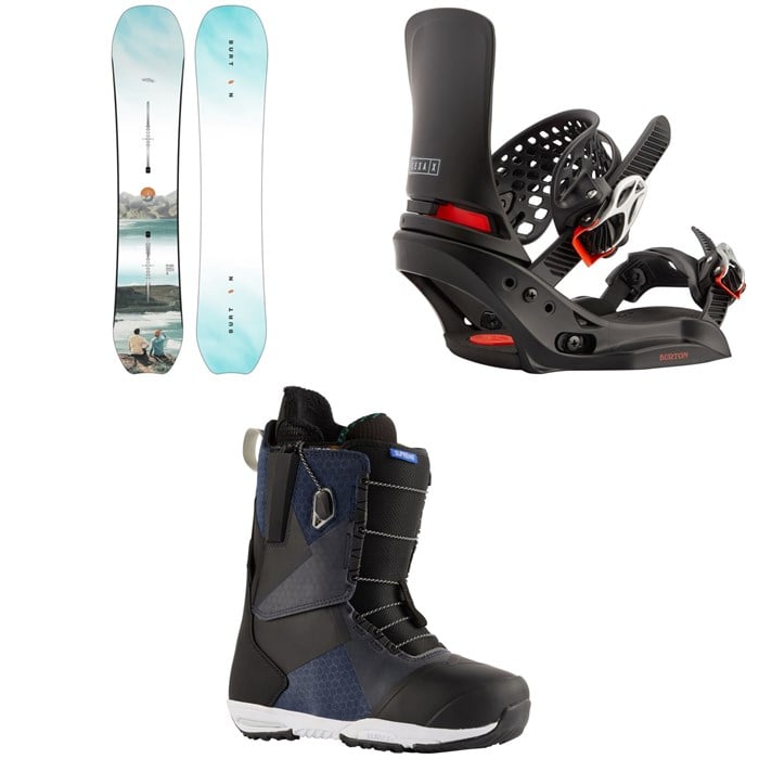 Burton - Story Board Snowboard + Lexa X EST Snowboard Bindings + Supreme Snowboard Boots - Women's