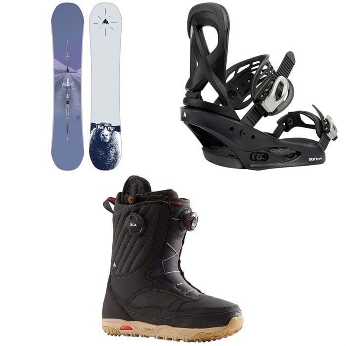 Burton - Yeasayer Snowboard + Scribe Snowboard Bindings + Limelight Boa Snowboard Boots - Women's 2024