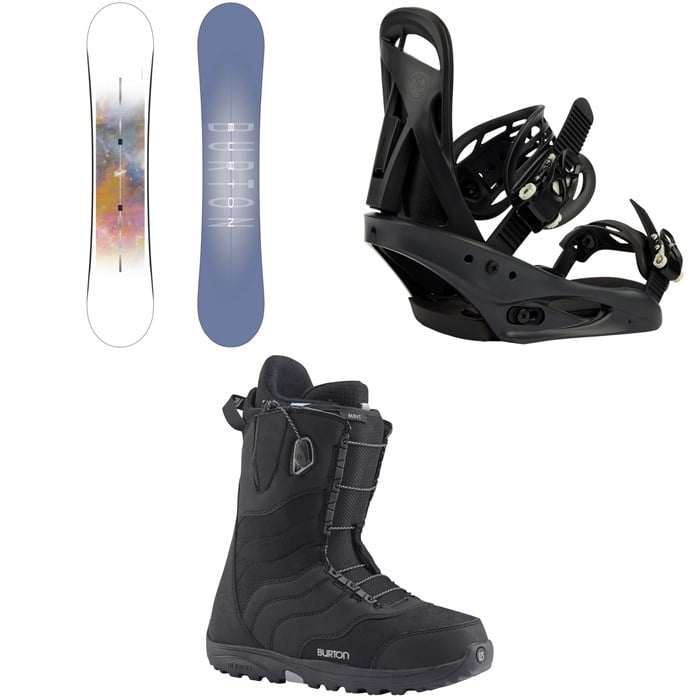 Burton - Stylus Snowboard + Citizen Snowboard Bindings + Mint Snowboard Boots - Women's 2024