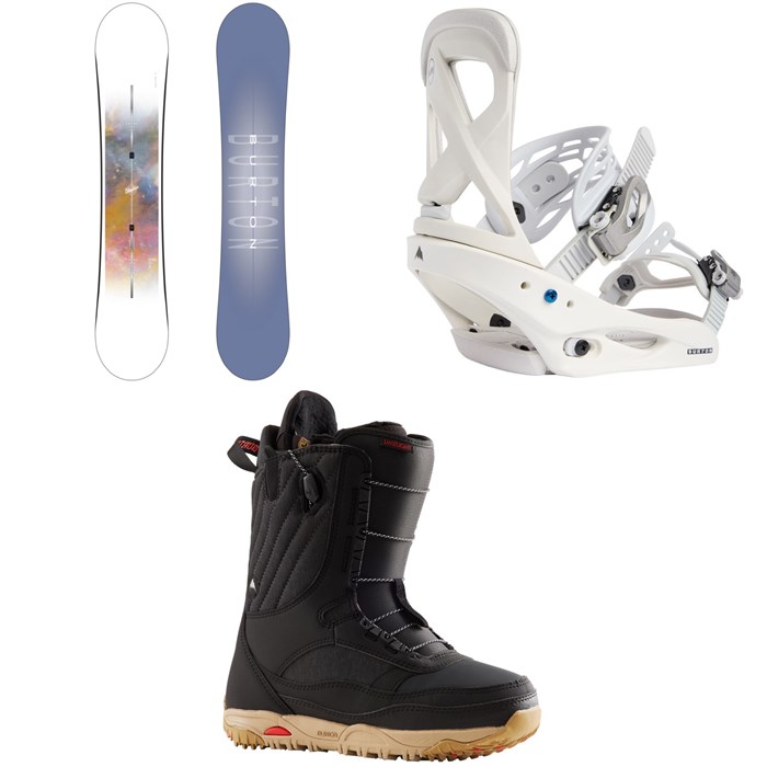 Burton - Stylus Snowboard + Scribe Snowboard Bindings + Limelight Snowboard Boots - Women's 2024