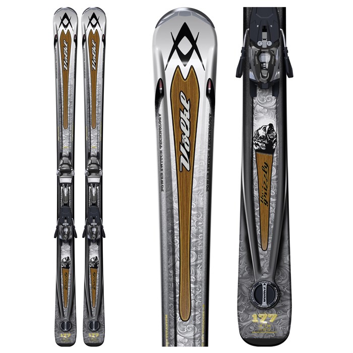 Volkl The Grizzly Skis + Marker Ipt Wide Ride 14.0 D