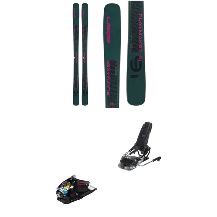 Elan - Playmaker 91 Skis + Look Pivot 14 GW Ski Bindings