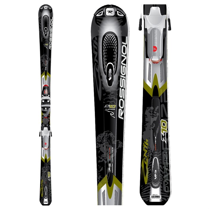 Rossignol Zenith 10 Oversize Skis + Rossignol Axial2 120 Bindings 