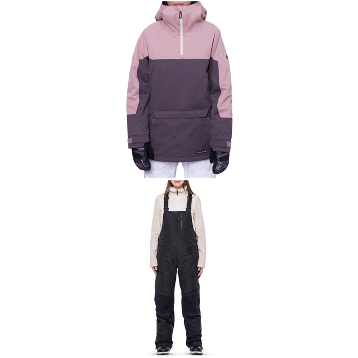 686 - Upton Insulated Anorak + Geode Thermagraph Bibs - Women's 2024