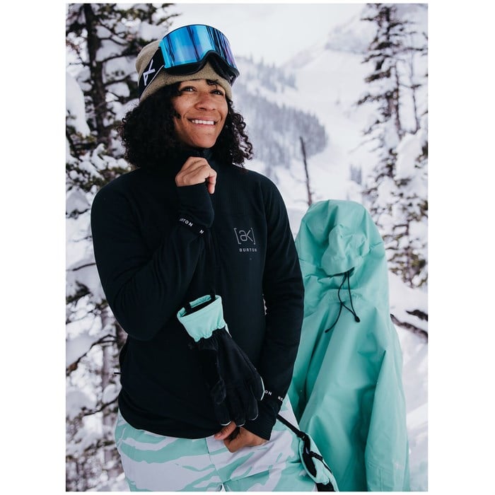 Burton AK Helium Grid Fleece Quarter Zip Top - Women's | evo