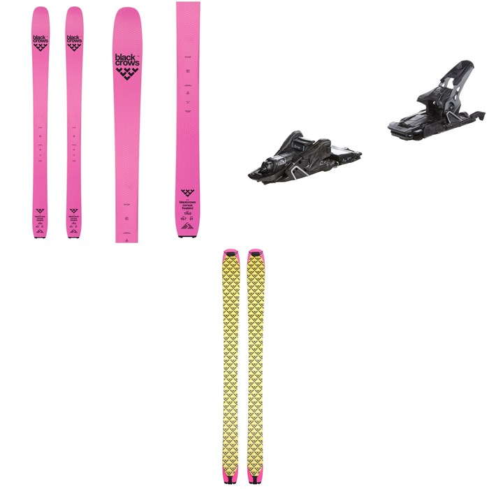 Black Crows - Black Crows Corvus Freebird Skis + Salomon S/Lab Shift MNC 13 Alpine Touring Ski Bindings + Black Crows Pilus Corvus Freebird Climbing Skins 2024