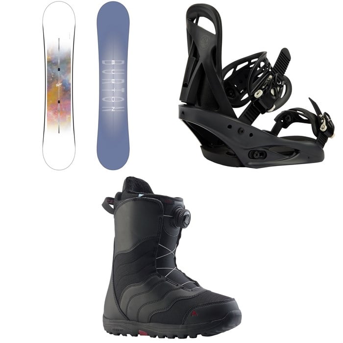 Burton - Stylus Snowboard + Citizen Snowboard Bindings + Mint Boa Snowboard Boots - Women's 2025