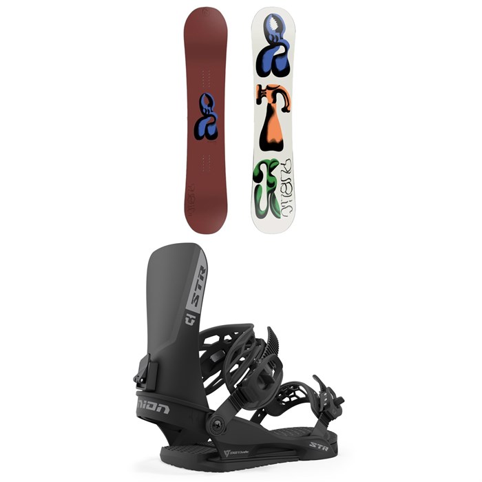 Public Snowboards - Disorder Snowboard + Union STR Snowboard Bindings 2024