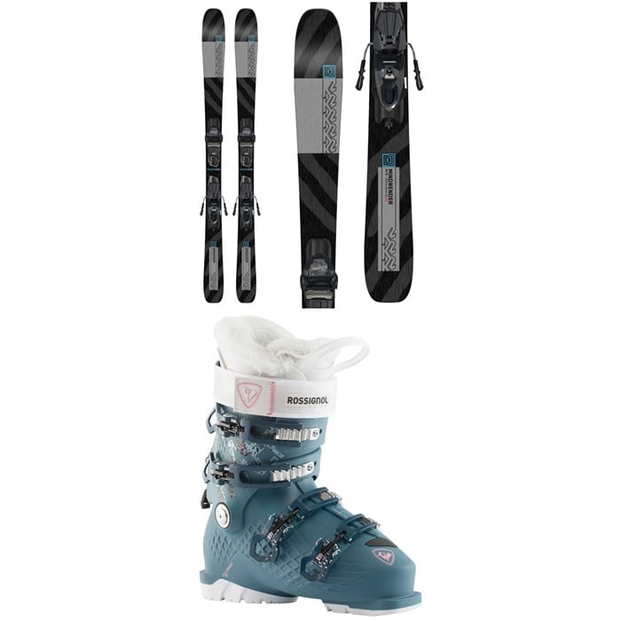 K2 - Mindbender 85 Skis + Squire 10 Bindings + Rossignol Alltrack 80 W Ski Boots - Women's