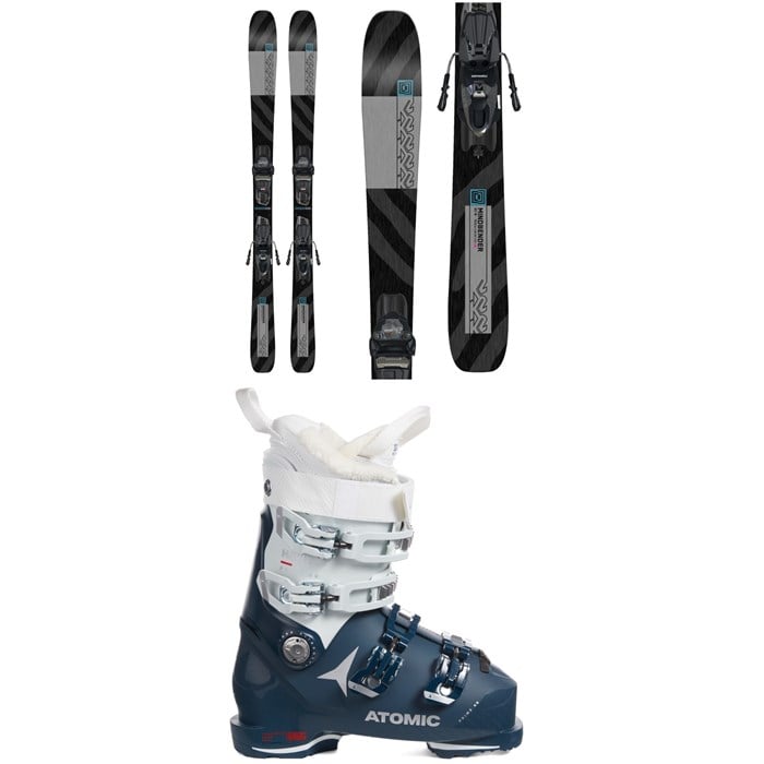 K2 - Mindbender 85 Skis + Squire 10 Bindings + Atomic Hawx Prime 95 W Ski Boots - Women's