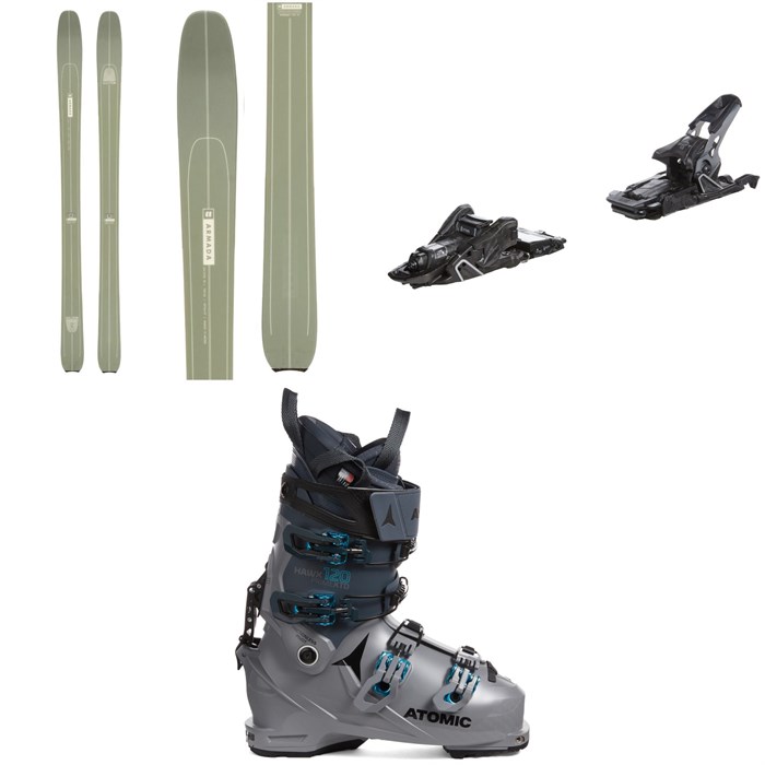 Armada - Armada Locator 96 Skis + Salomon S/Lab Shift MNC 13 Alpine Touring Ski Bindings + Atomic Hawx Prime XTD 120 CT GW Alpine Touring Ski Boots