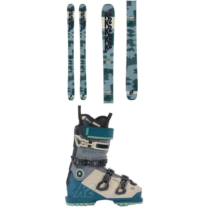 K2 - Reckoner 92 W Skis - Women's + K2 Anthem 105 MV Ski Boots - Women's 2024