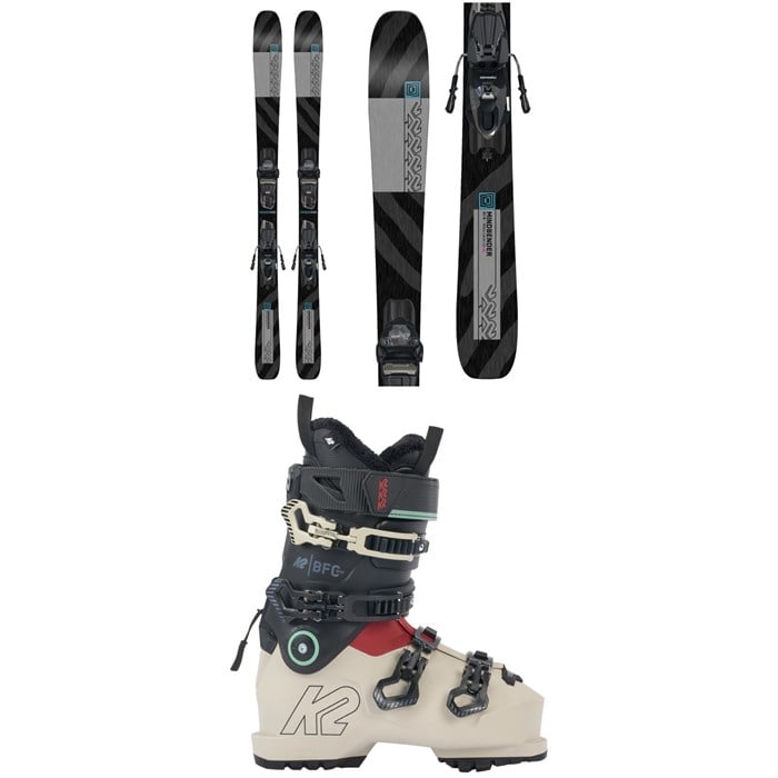 K2 - Mindbender 85 Skis + Squire 10 Bindings - Women's + K2 BFC 95 Ski Boots - Women's 2024