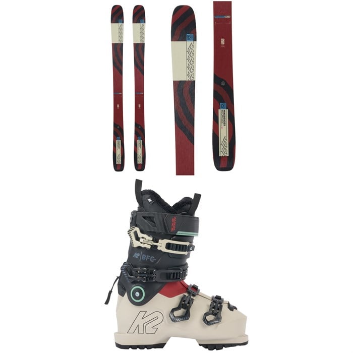 K2 - Mindbender 96 C W Skis - Women's + K2 BFC 95 Ski Boots - Women's 2024