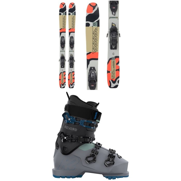 K2 - Mindbender Jr Skis + FDT 7.0 Bindings - Kids' + K2 Reverb Ski Boots - Big Kids' 2024