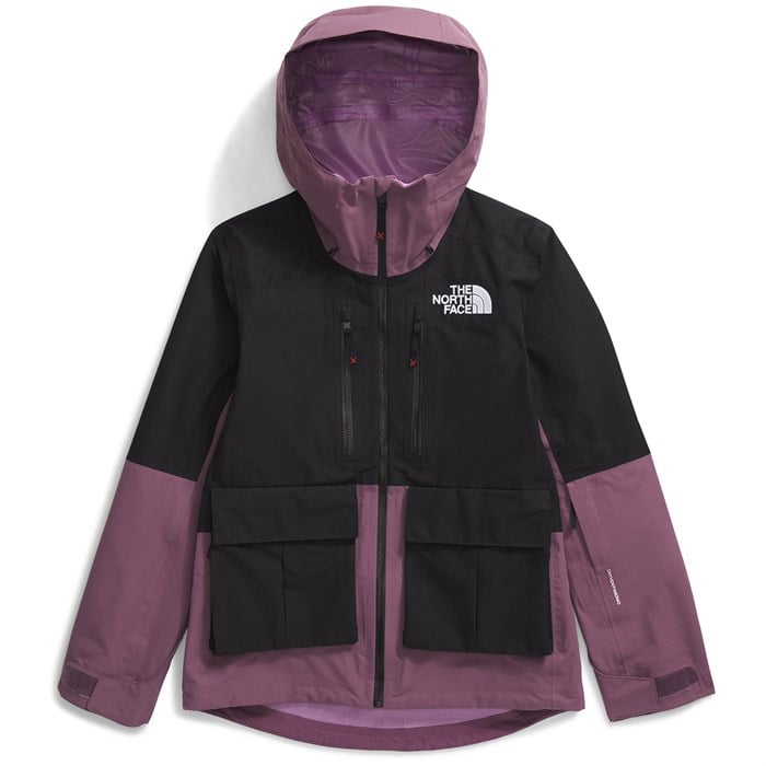 North face purple and black jacket best sale