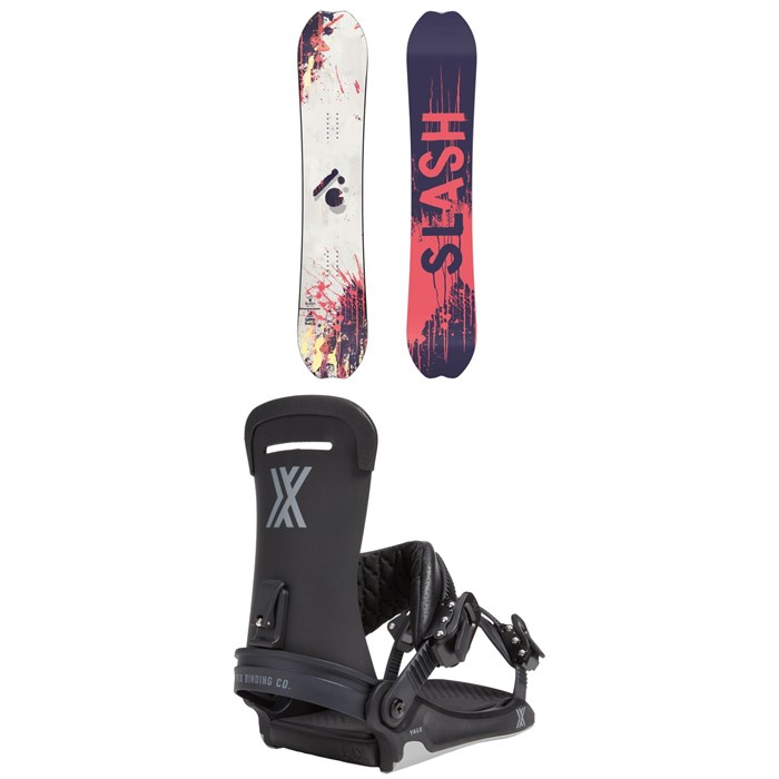 Slash - Happy Place Snowboard + Fix Yale LTD Snowboard Bindings 2024