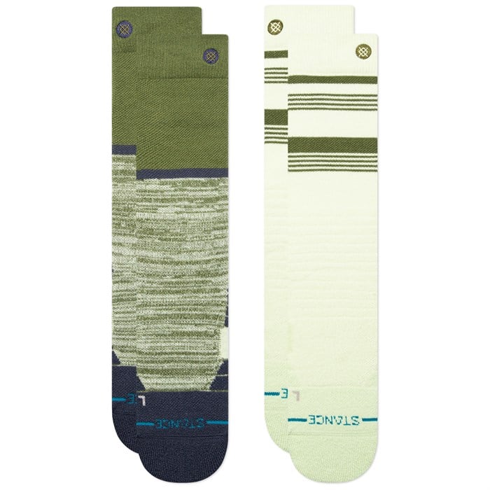 Stance - Backside Mid Poly Snow Socks 2-Pack