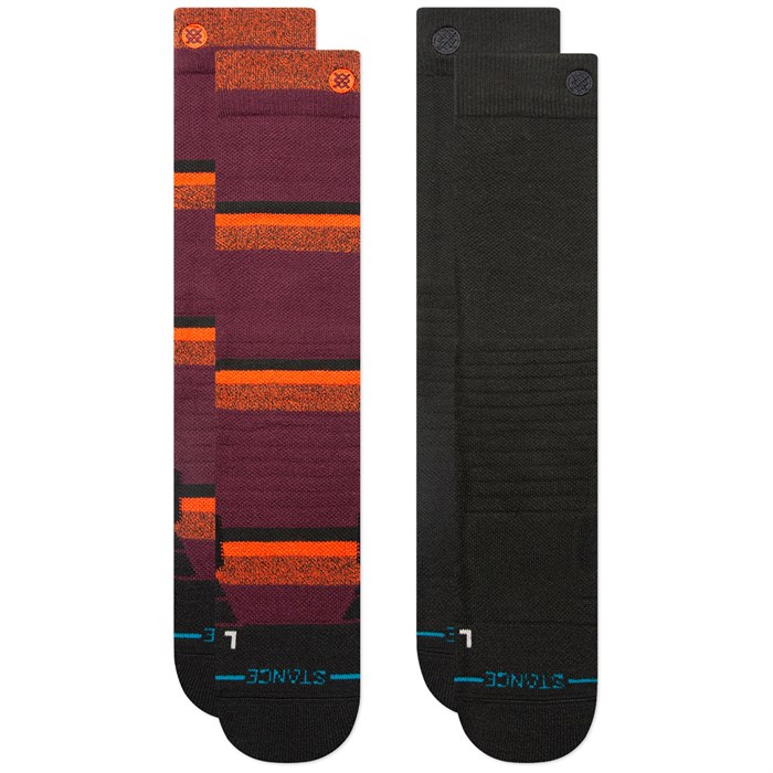 Stance - Nightride Mid Poly Snow Socks 2-Pack