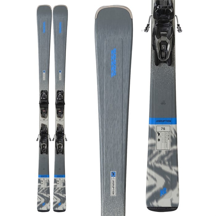 K2 - Disruption 76 Skis + M2 10 Quikclik Bindings 2025