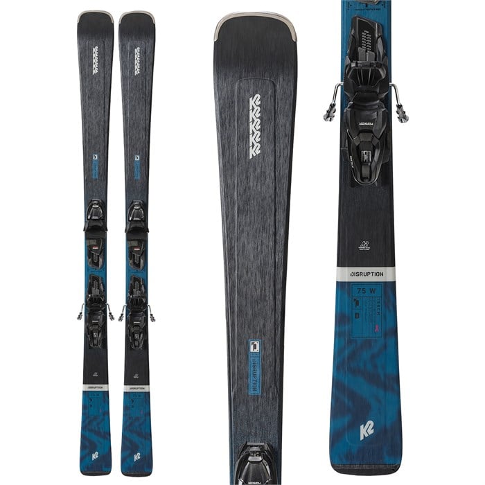 K2 - Disruption 75 W Skis + Erp 10 Quikclik Free Bindings - Women's 2025