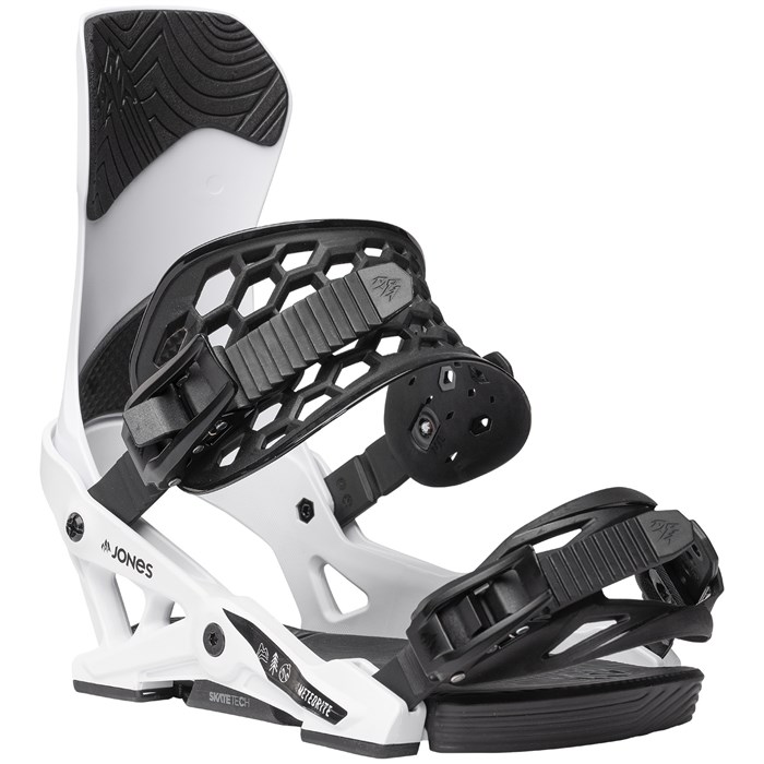【シーズンオフ価格】JONES METEORITE Mサイズ ホワイト Jones Meteorite Snowboard Bindings | evo
