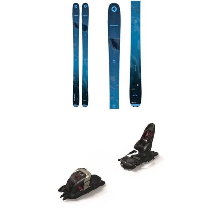 Blizzard - Hustle 9 Skis + Marker Duke PT 12 Alpine Touring Ski Bindings