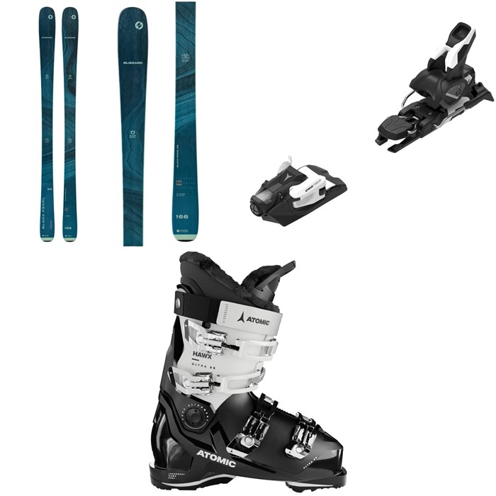 Blizzard - Black Pearl 82 Skis - Women's + Atomic Strive 12 GW Ski Bindings + Atomic Hawx Ultra 85 GW Ski Boots - Women's 2024
