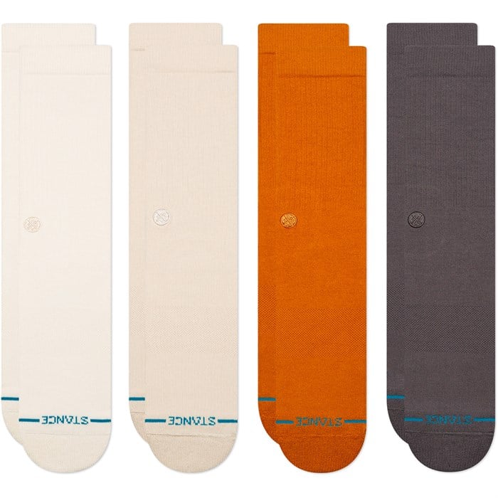 Stance - Stance Icon Crew 4 Pack Socks