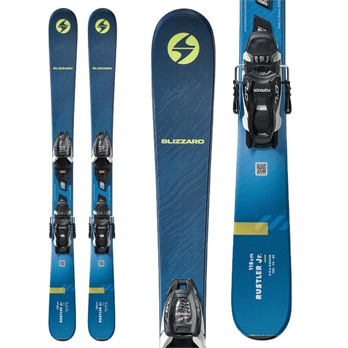 Blizzard - Rustler Twin Jr Skis + 4.5 FDT WB Bindings - Kids' 2025