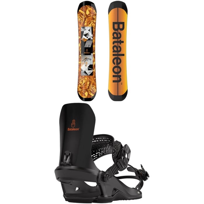 Bataleon - Fun.Kink Snowboard + Fly Snowboard Bindings 2024