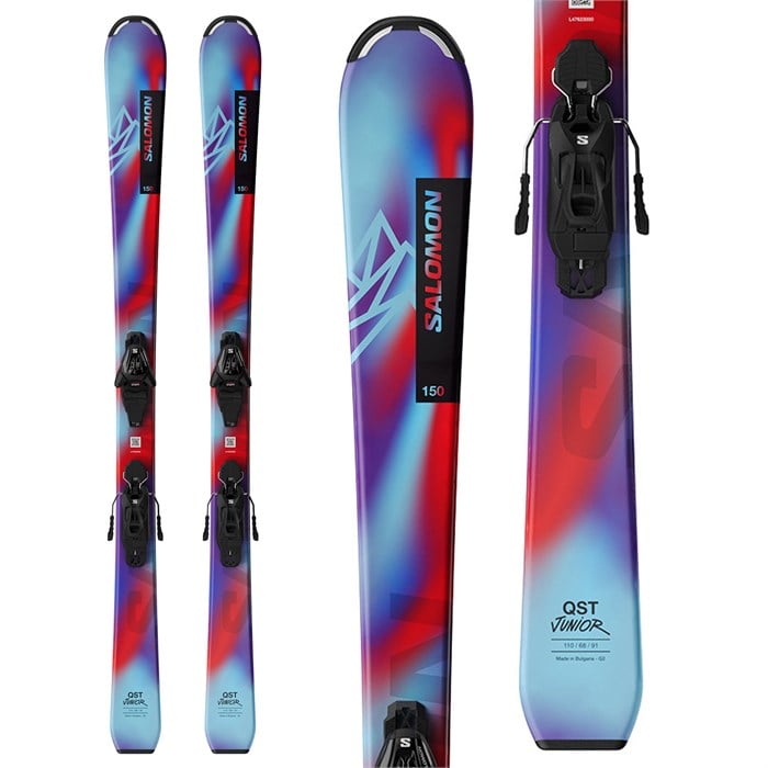Salomon - QST Jr M Skis + L6 GW Bindings - Kids' 2026