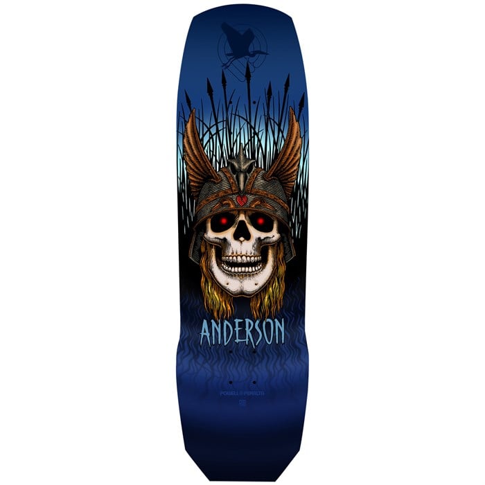 Powell Peralta - Andy Anderson Heron Blue 9.13 Skateboard Deck