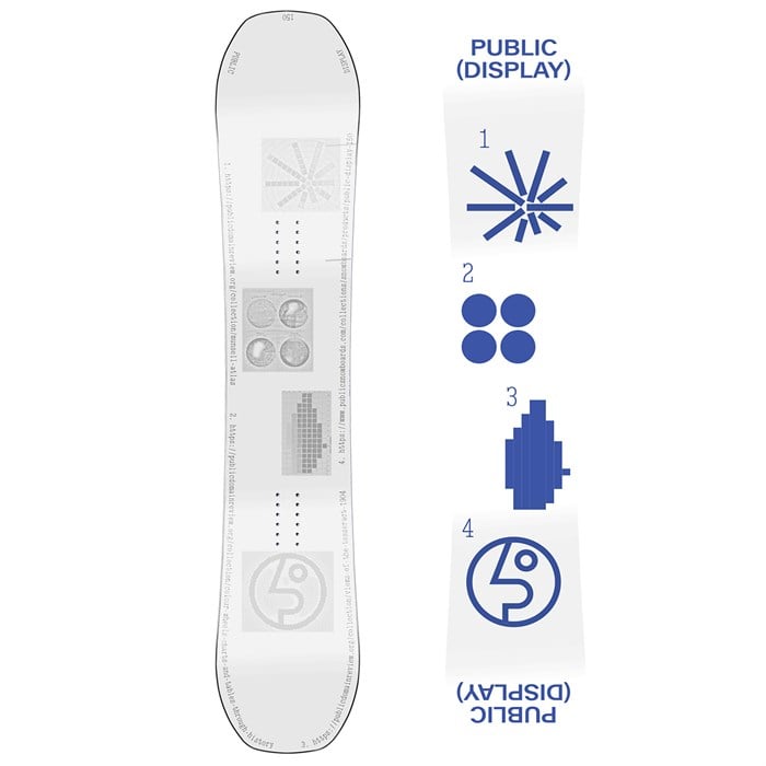 Public Snowboards - Display Snowboard 2025