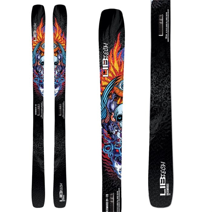 スキー LIBTETECH BACKWARDS 172 Lib Tech Backwards Skis 2026 | evo