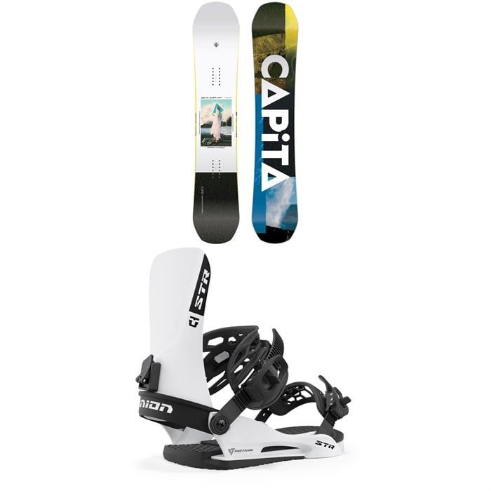 CAPiTA - Defenders of Awesome Snowboard + Union STR Snowboard Bindings 2024