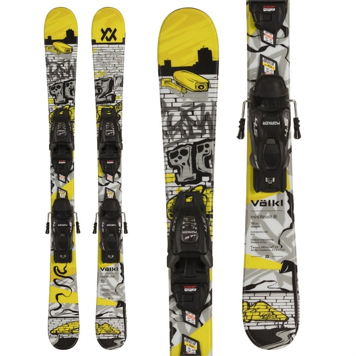 Völkl - Mini Revolt Jr Skis + vMotion 4.5 Jr Bindings - Kids' 2025