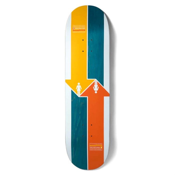 Girl - McCrank Dual-Directional 8.5 Skateboard Deck