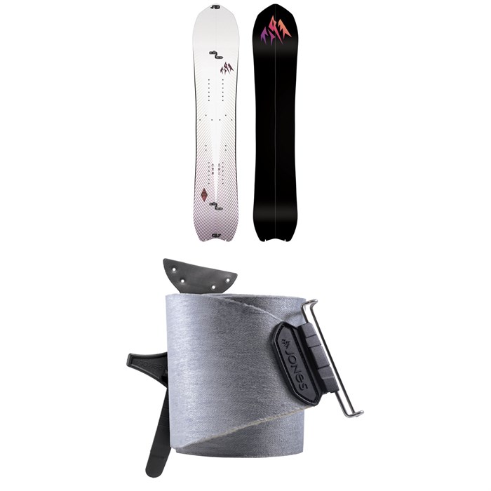 Jones - Stratos Splitboard + Nomad Universal Tail Clip Splitboard Skins - Women's 2024