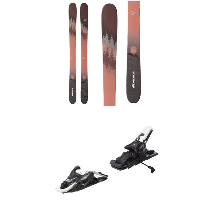 Nordica - Santa Ana 104 Unlimited Skis - Women's 2024 + Atomic Shift MNC 10 Alpine Touring Ski Bindings 2024