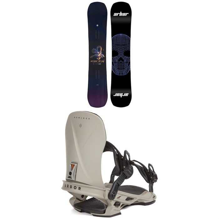 Arbor - Draft Camber Snowboard + Hemlock LTD Snowboard Bindings 2024