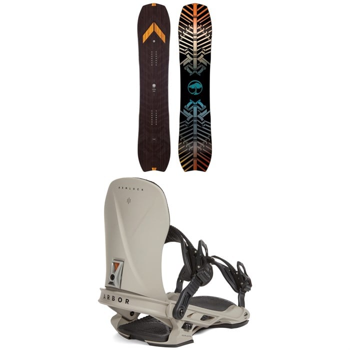 Arbor - Satori Camber Snowboard + Hemlock LTD Snowboard Bindings 2024